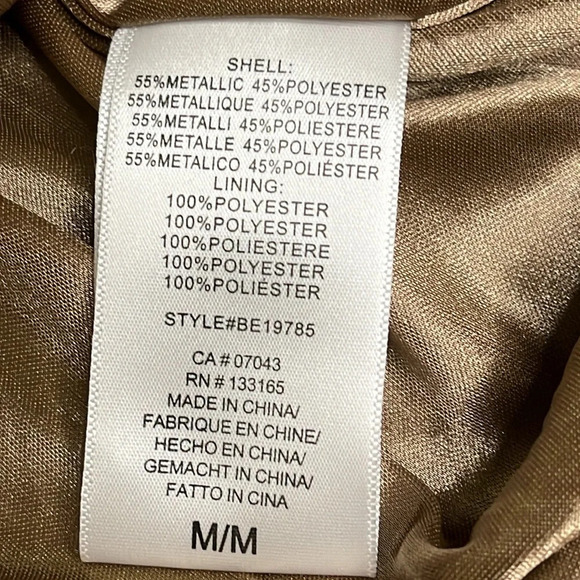 Anthropologie Eri + Ali metallic faux wrap sleeveless elastic waistband blouse - Picture 8 of 17